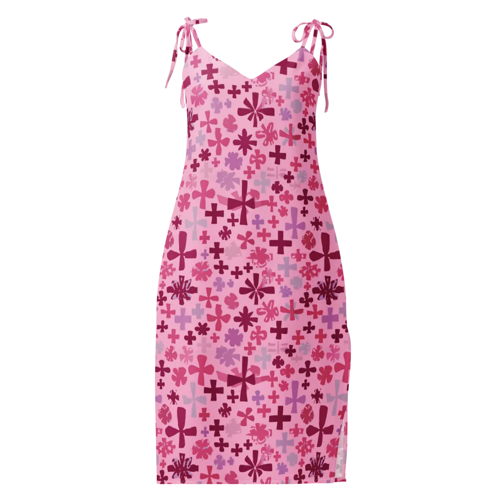 Petal Algebra on Slip Dress — Front