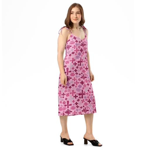 Petal Algebra on a Slip Dress