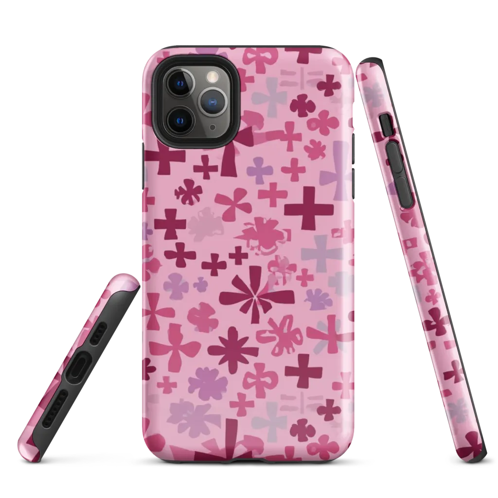Petal Algebra on Tough Case for iPhone® — Front