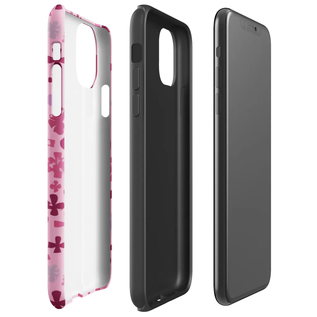 Petal Algebra on Tough Case for iPhone® — Right