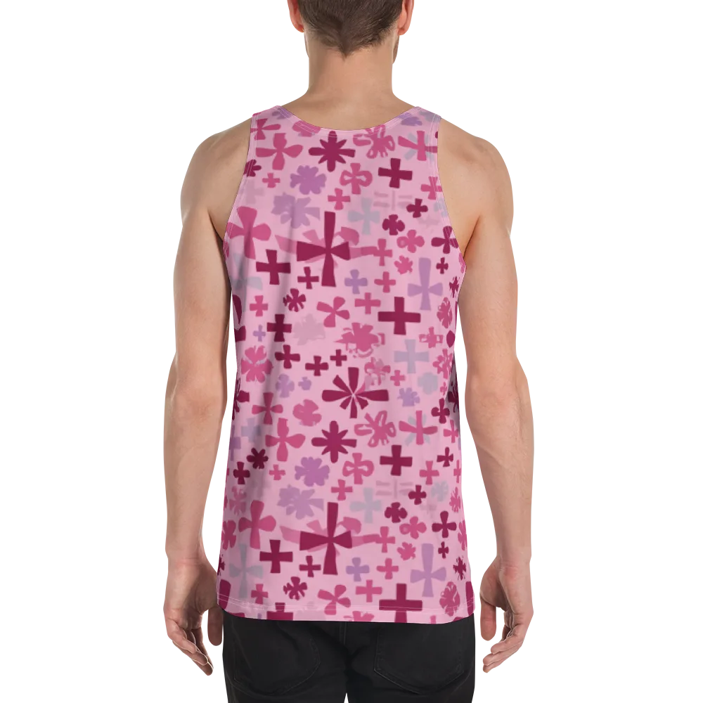 Petal Algebra on Men's Tank Top — Back