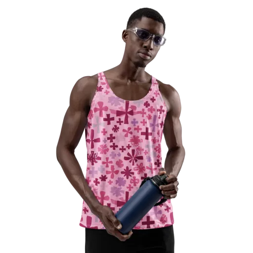 Petal Algebra on a Men's Tank Top