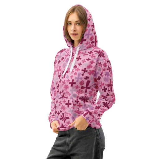 Petal Algebra on a Cotton Hoodie