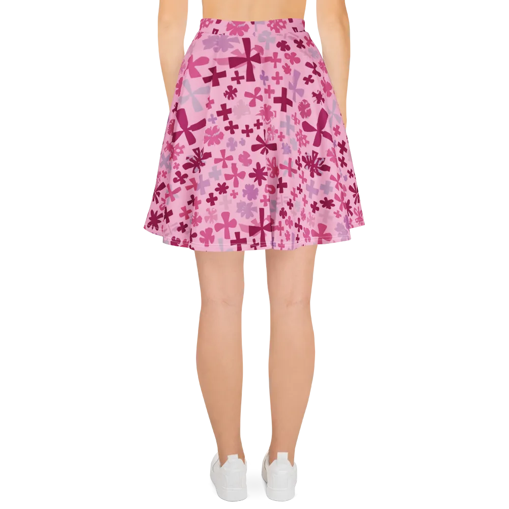 Petal Algebra on Skater Skirt — Back