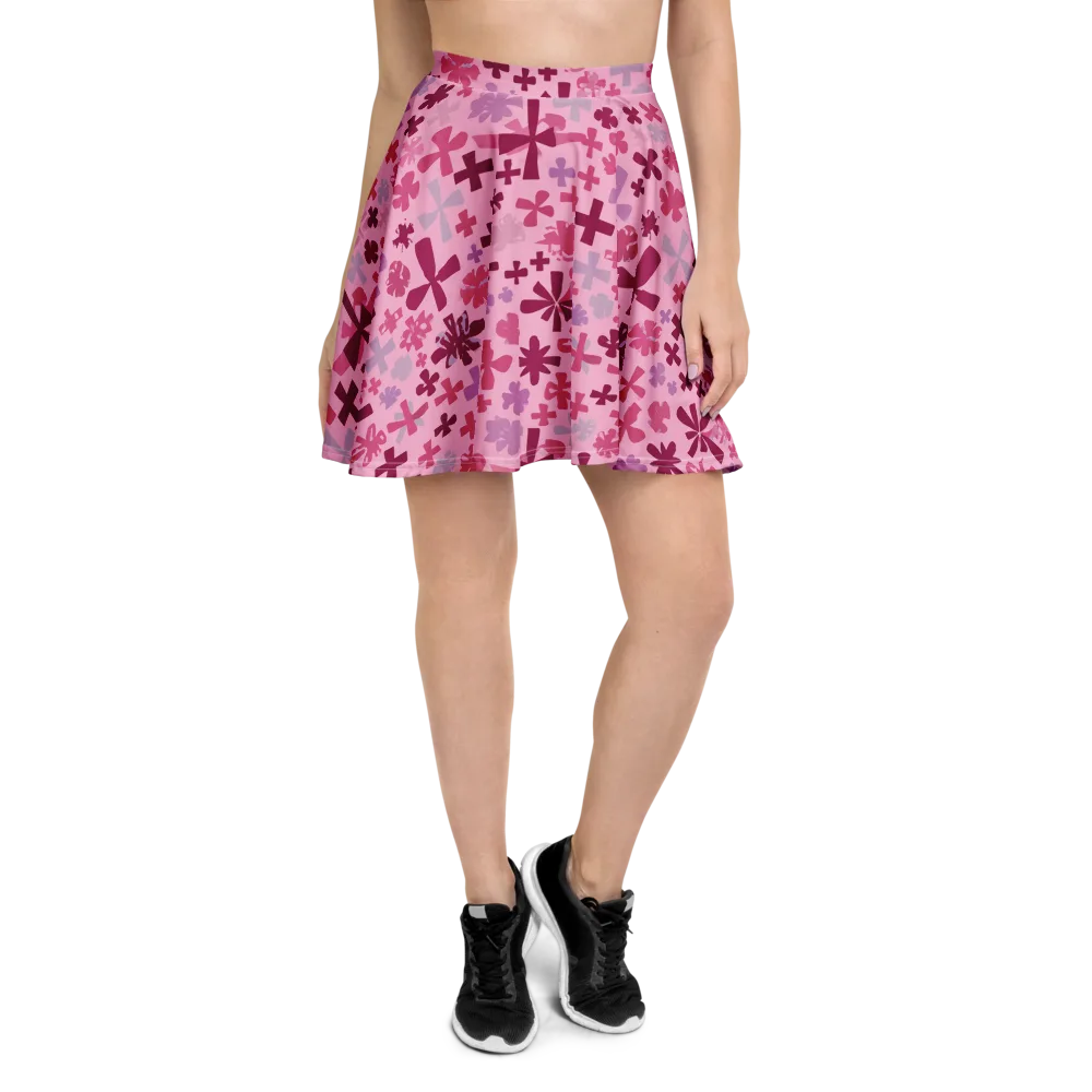 Petal Algebra on Skater Skirt — Front