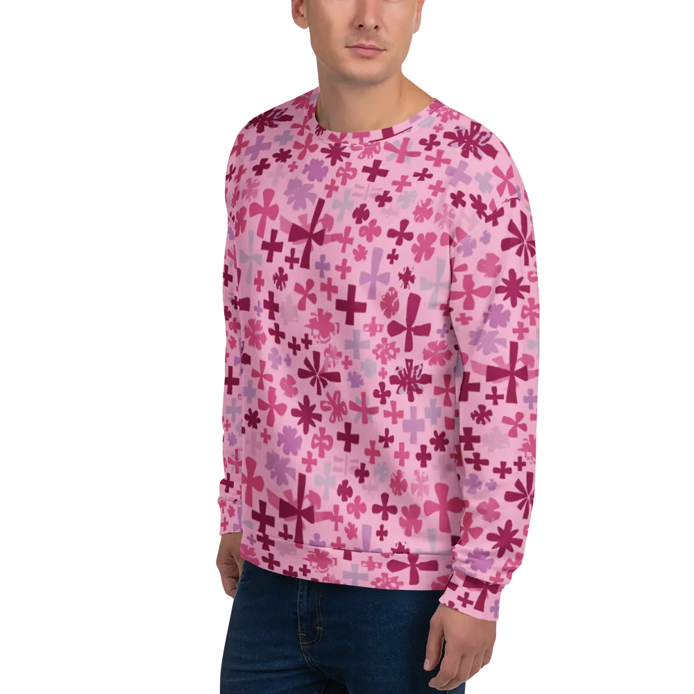 Petal Algebra on Sweatshirt — Left Front
