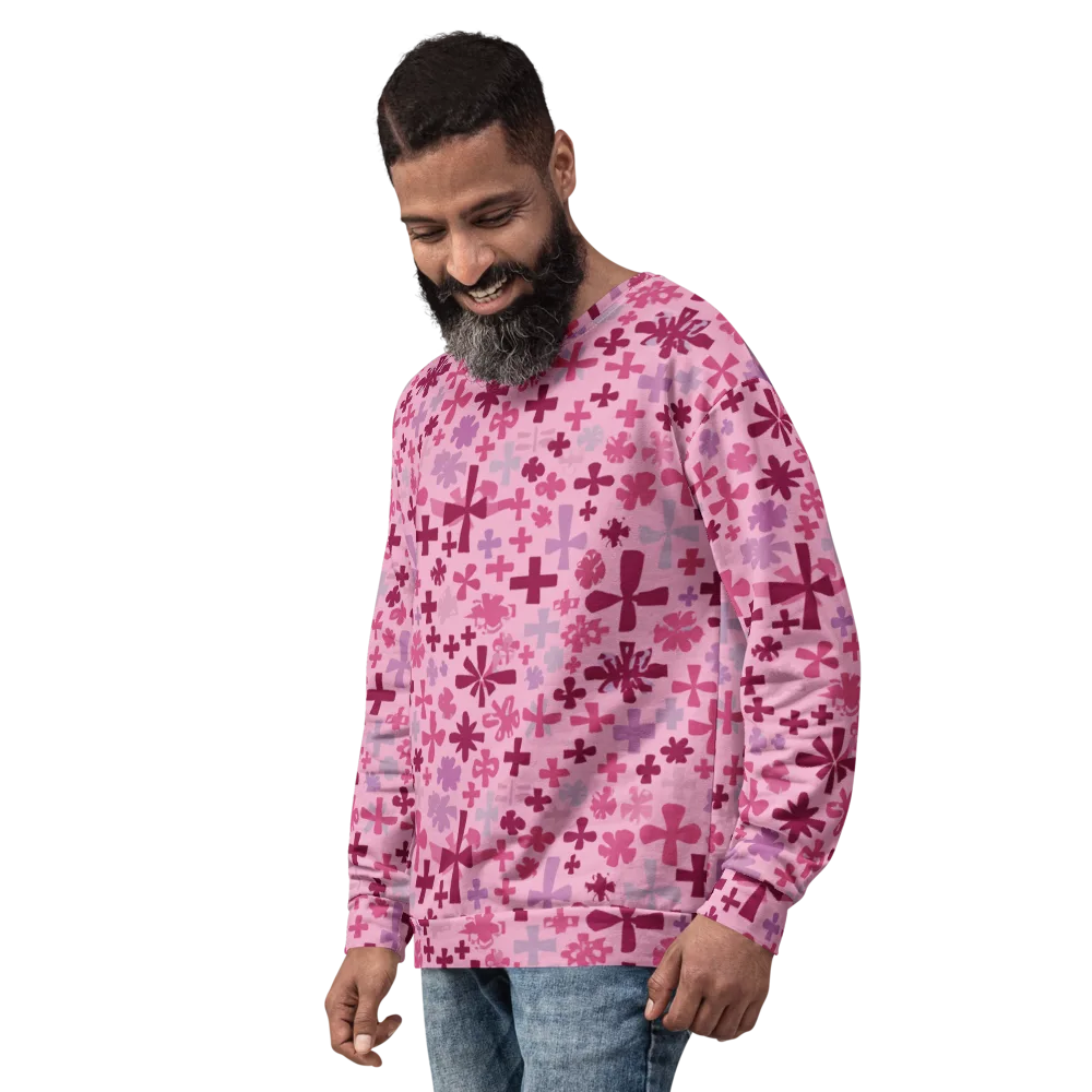 Petal Algebra on Sweatshirt — Left Front