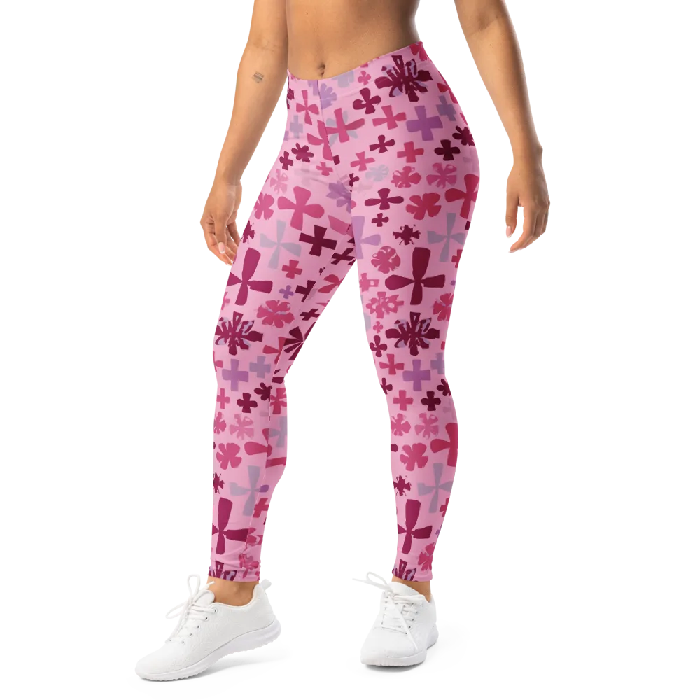 Petal Algebra on Leggings — Left Front