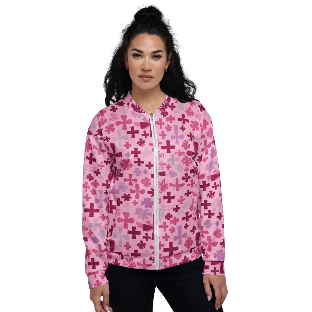 Petal Algebra on Bomber Jacket — Front