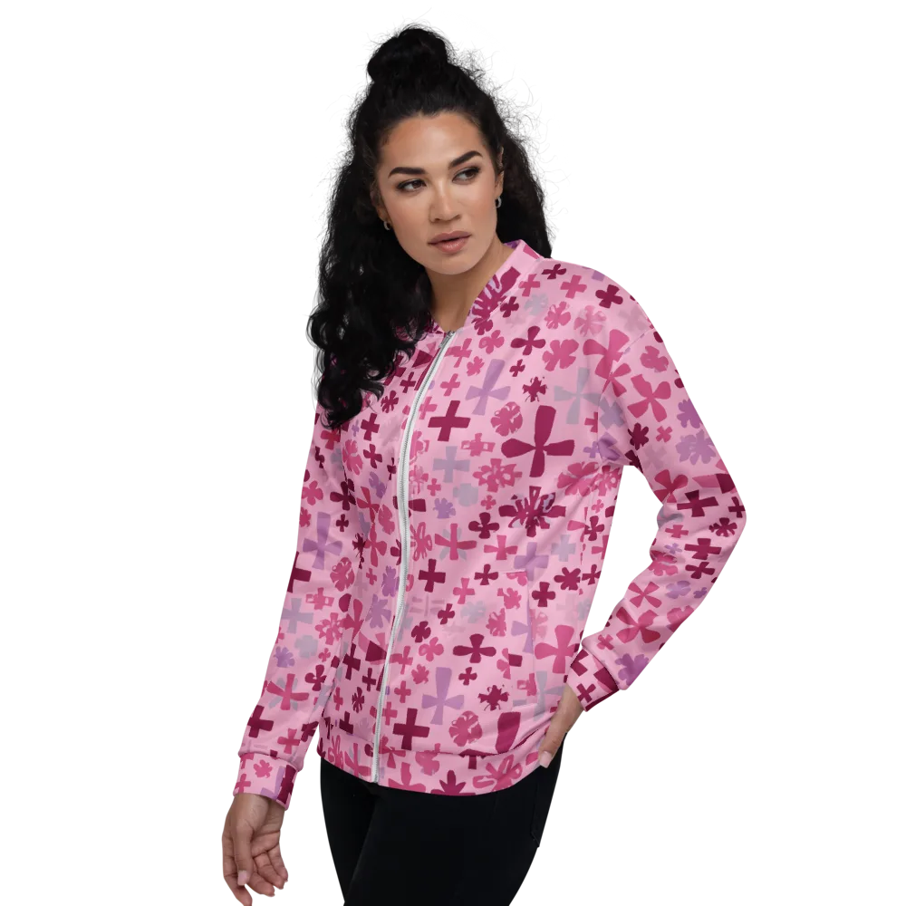 Petal Algebra on Bomber Jacket — Left