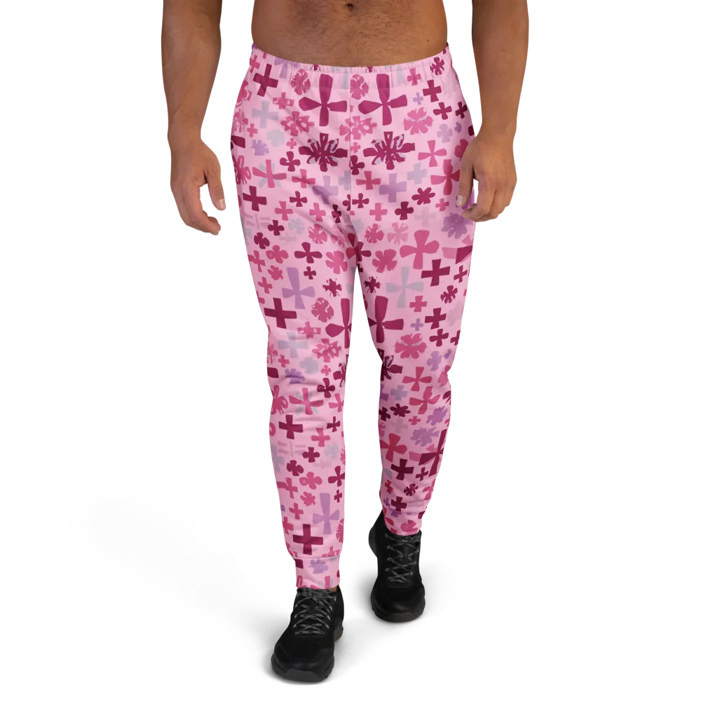 Petal Algebra on Men's Joggers — Front