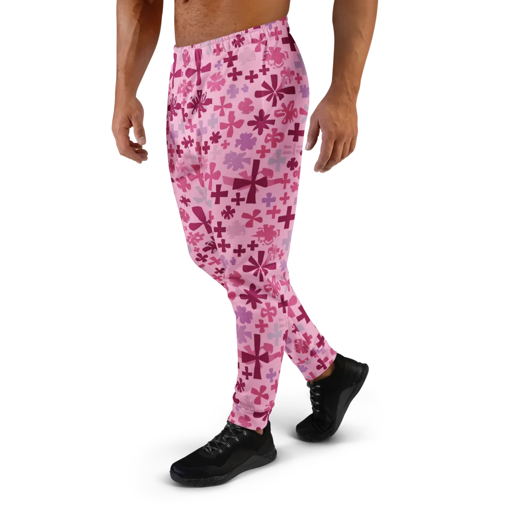 Petal Algebra on Men's Joggers — Left