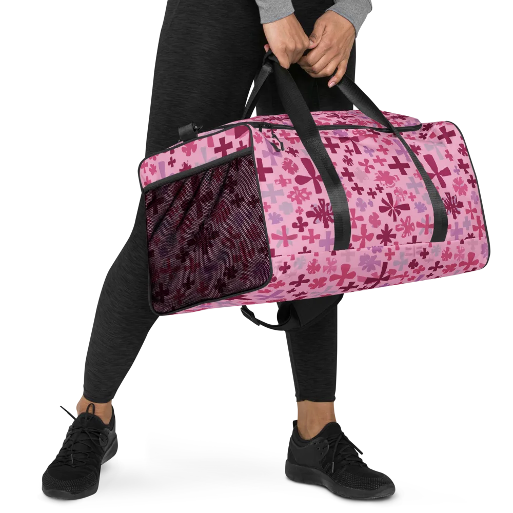 Petal Algebra on Duffle Bag — Right Front