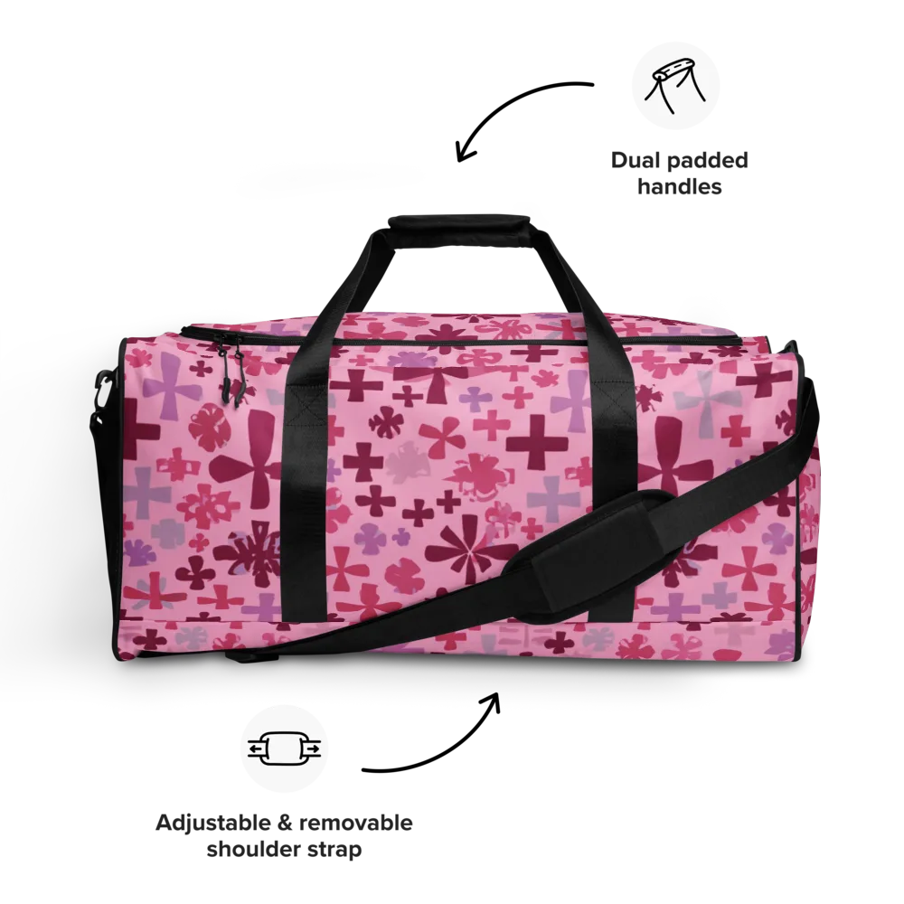 Petal Algebra on Duffle Bag — Front