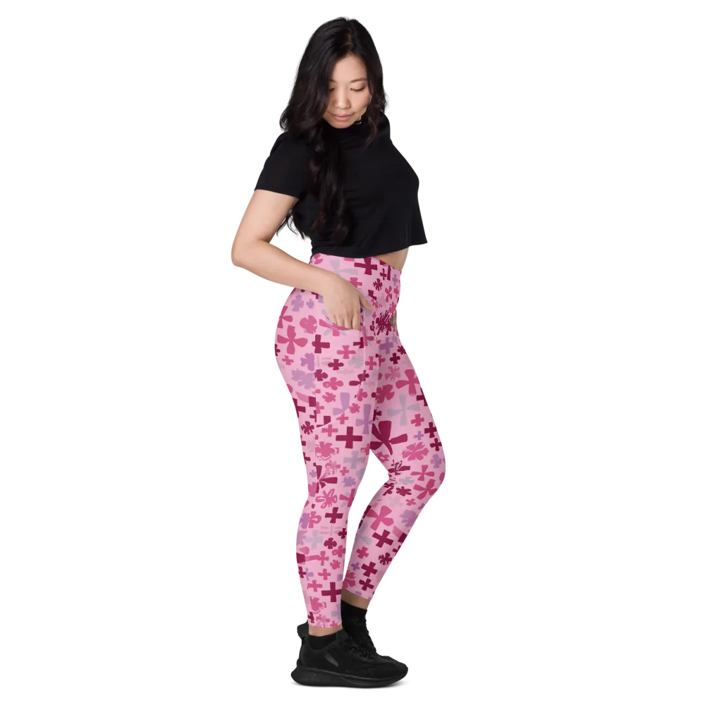 Petal Algebra on Leggings with Pockets — Right