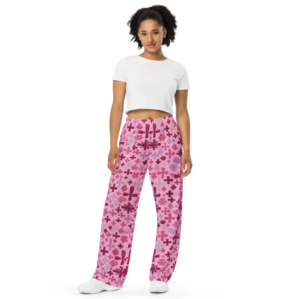 Petal Algebra on Wide-Leg Pants — Front