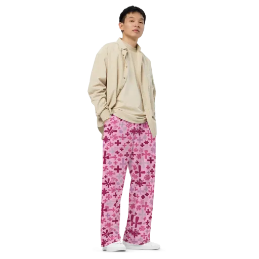 Petal Algebra on a Wide-Leg Pants