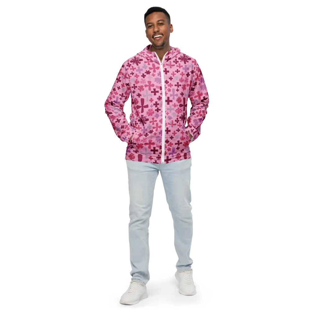 Petal Algebra on Men's Windbreaker — Front