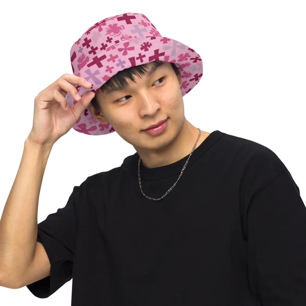 Petal Algebra on Reversible Bucket Hat — Front Inside