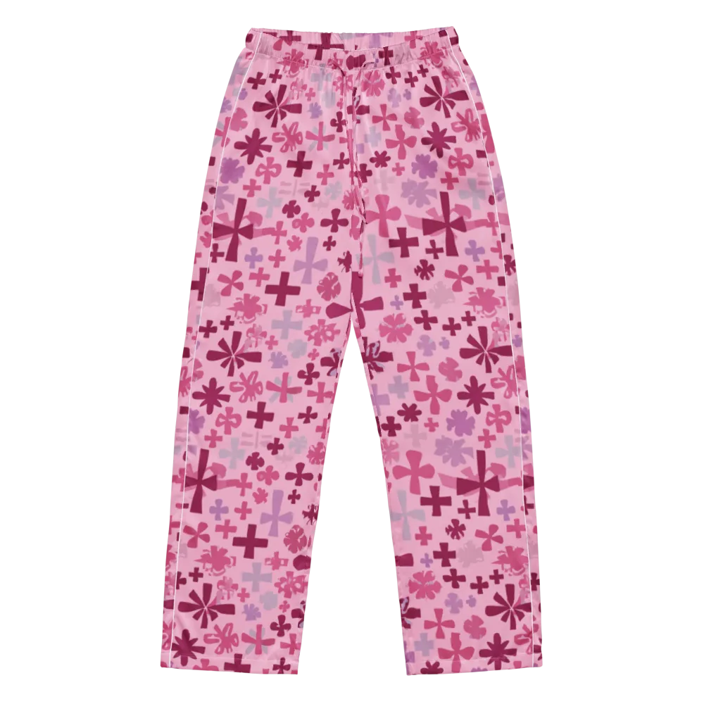 Petal Algebra on Women's Pajama Pants — Front