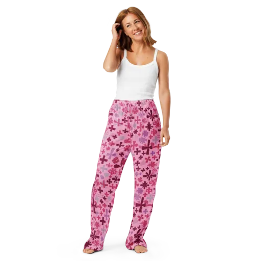 Petal Algebra on a Women's Pajama Pants