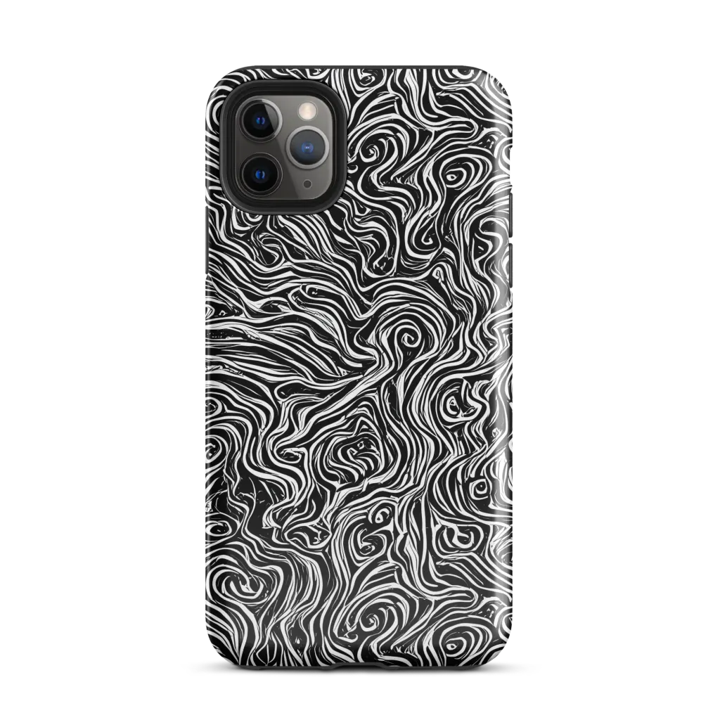 Inky Whispers on Tough Case for iPhone® — Front