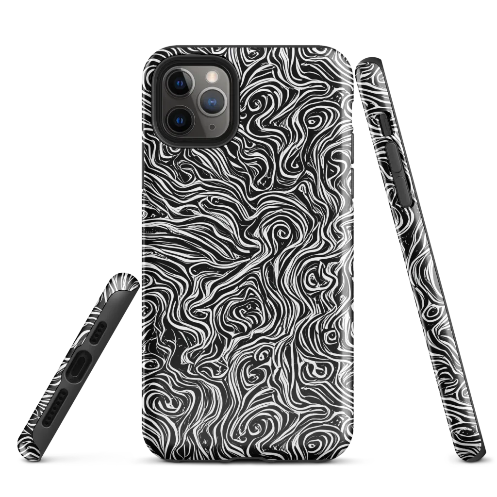 Inky Whispers on Tough Case for iPhone® — Front