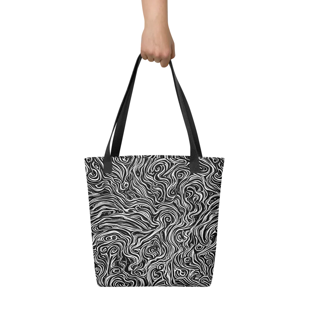 Inky Whispers on Tote Bag — Front