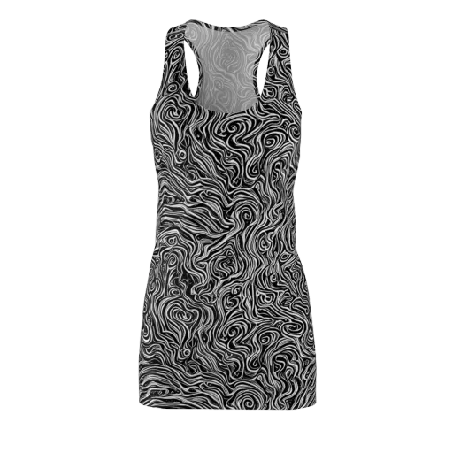Inky Whispers on a Racerback Dress