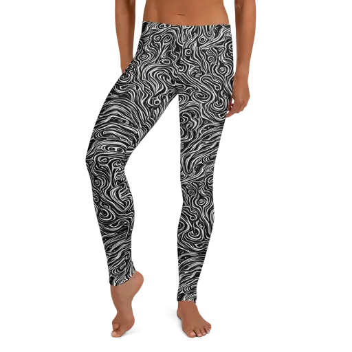Inky Whispers on a Leggings
