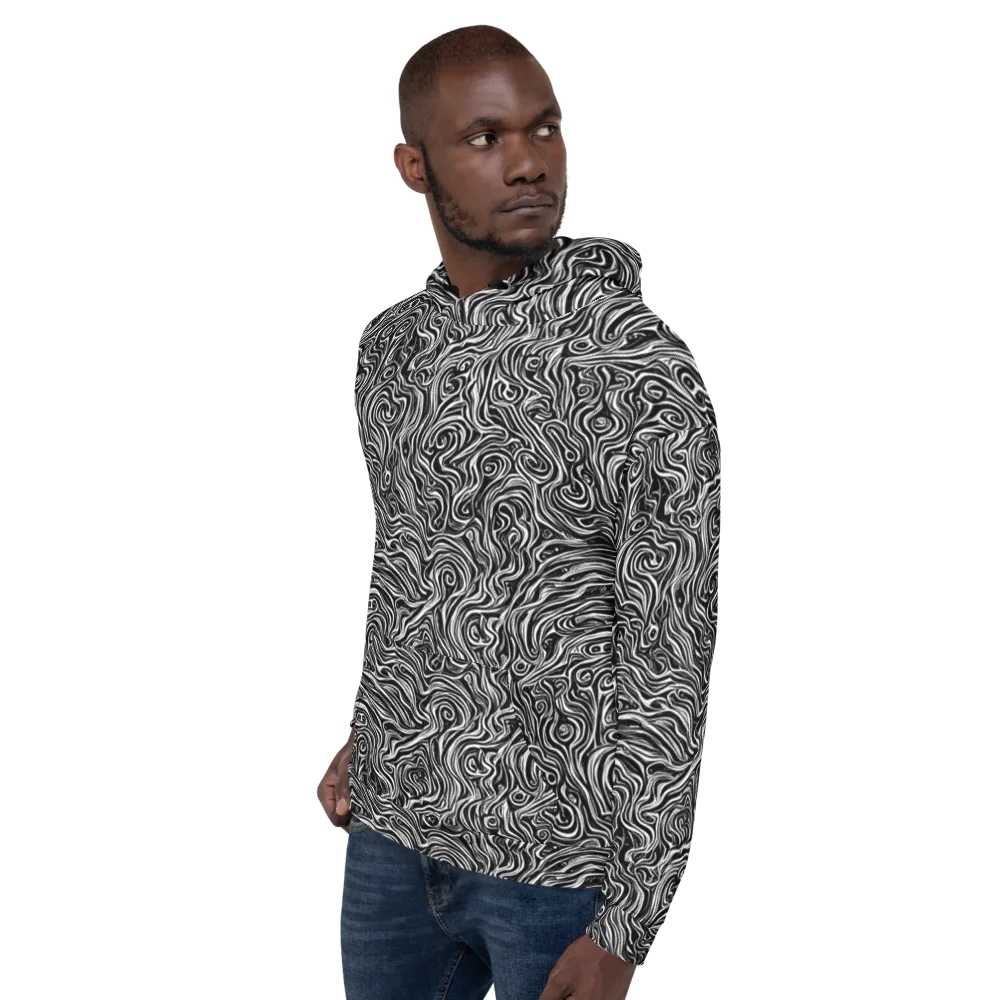Inky Whispers on Hoodie — Left