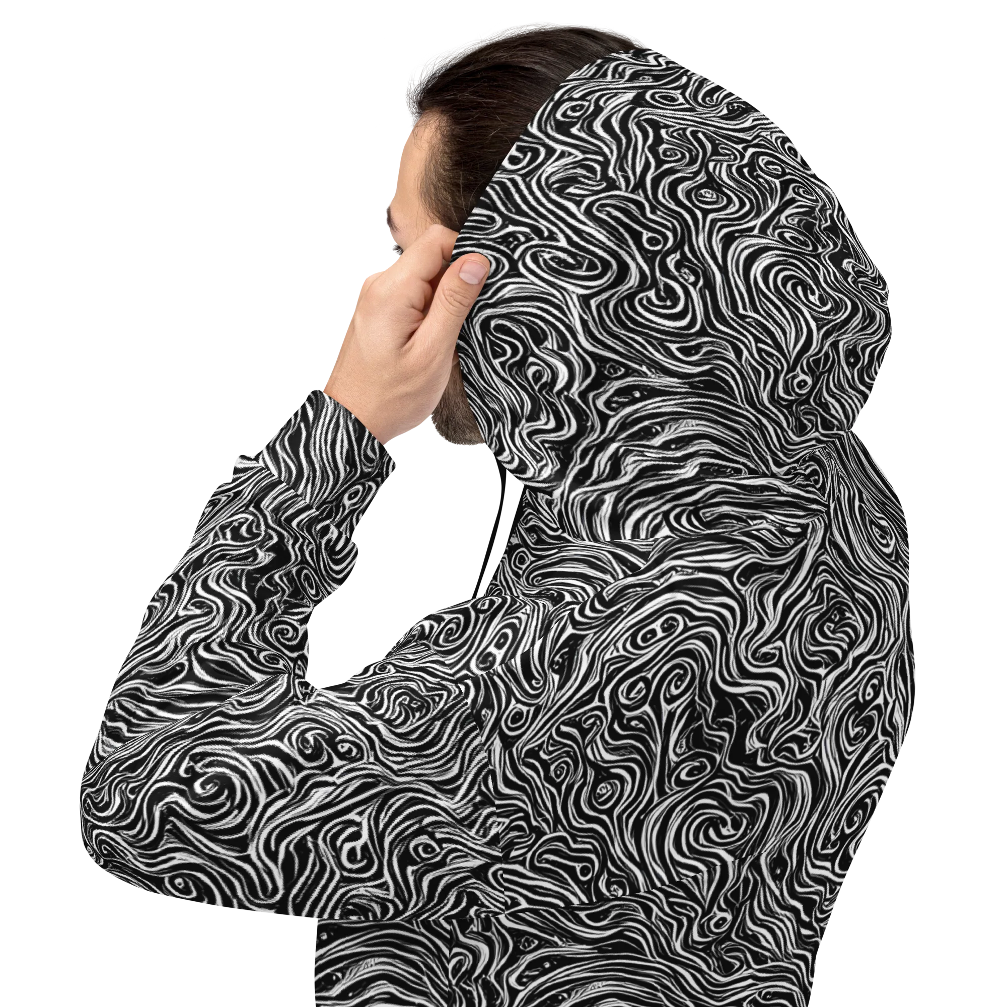 Inky Whispers on Hoodie — Back