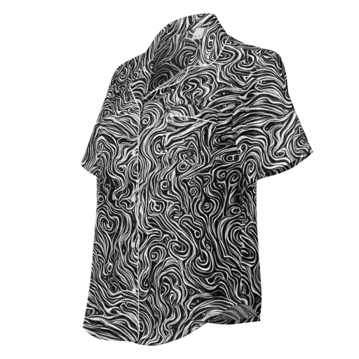 Inky Whispers on a Women's Short Sleeve Pajama Top