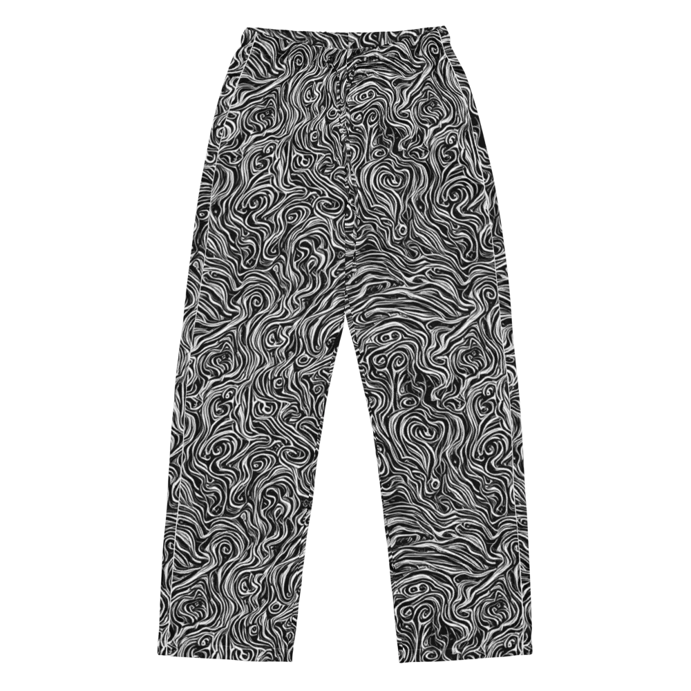 Inky Whispers on Women's Pajama Pants — Front