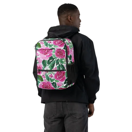 Magenta Rose Garden on a Utility Backpack