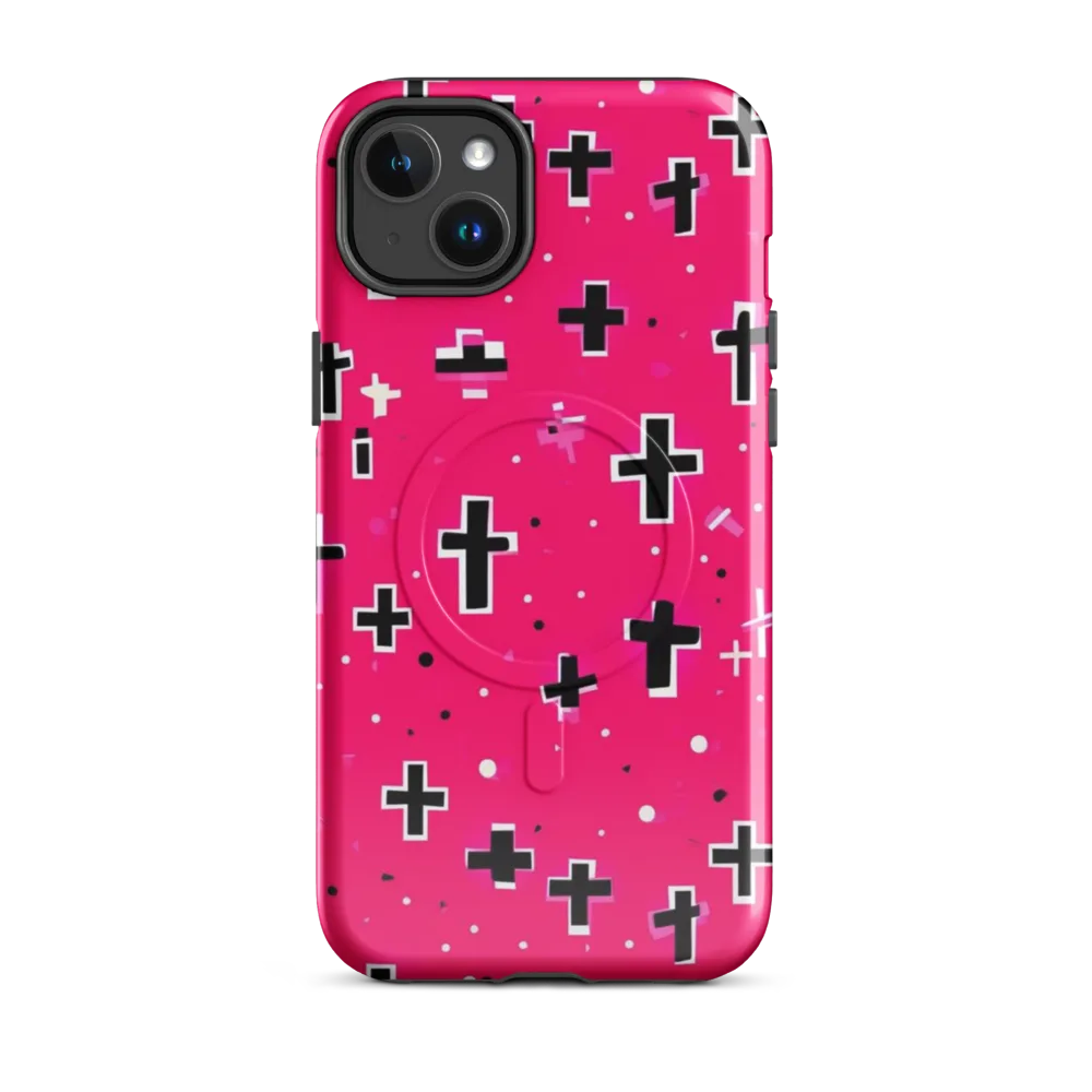 Hot Pink Revival on MagSafe Tough Case for iPhone® — Front