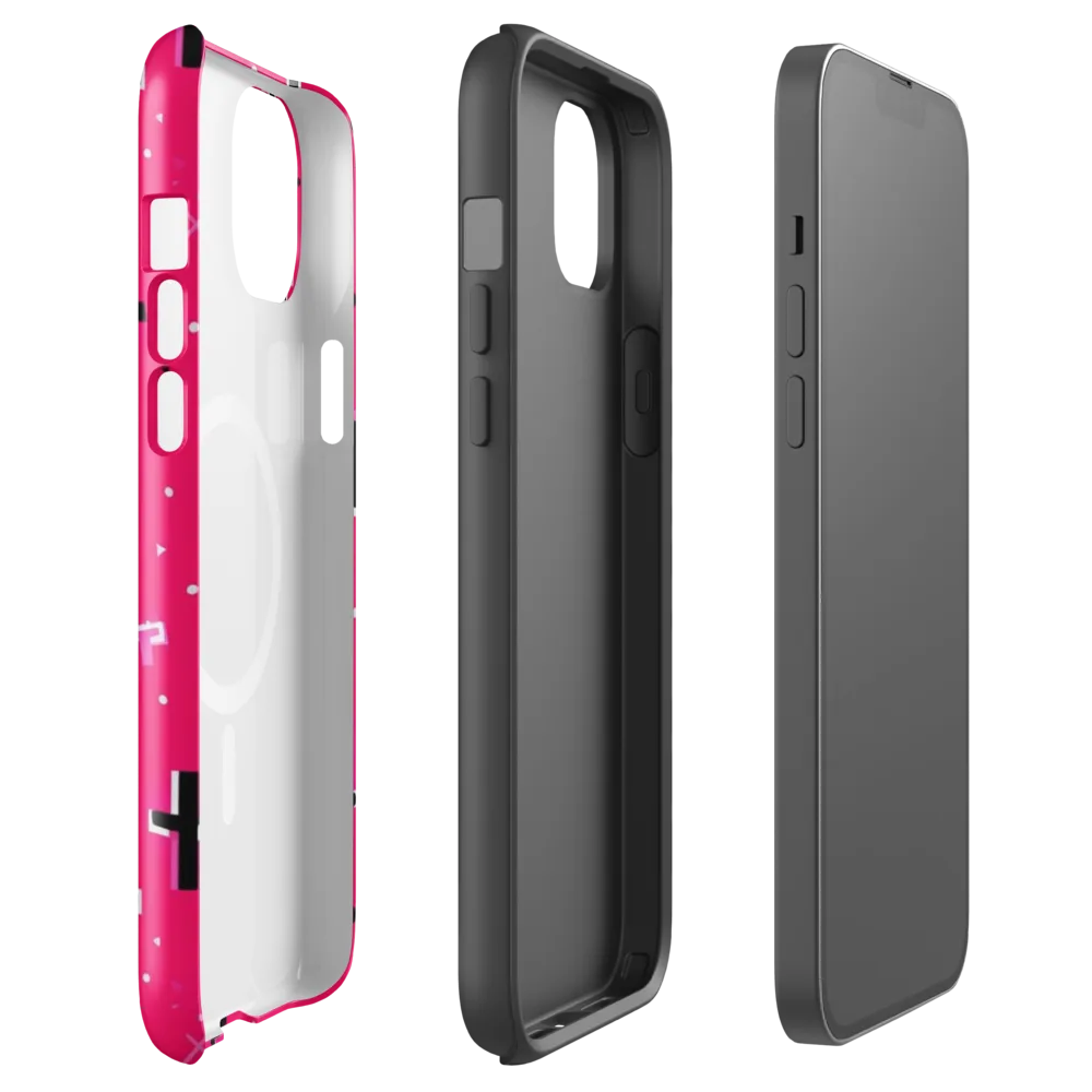 Hot Pink Revival on MagSafe Tough Case for iPhone® — Front