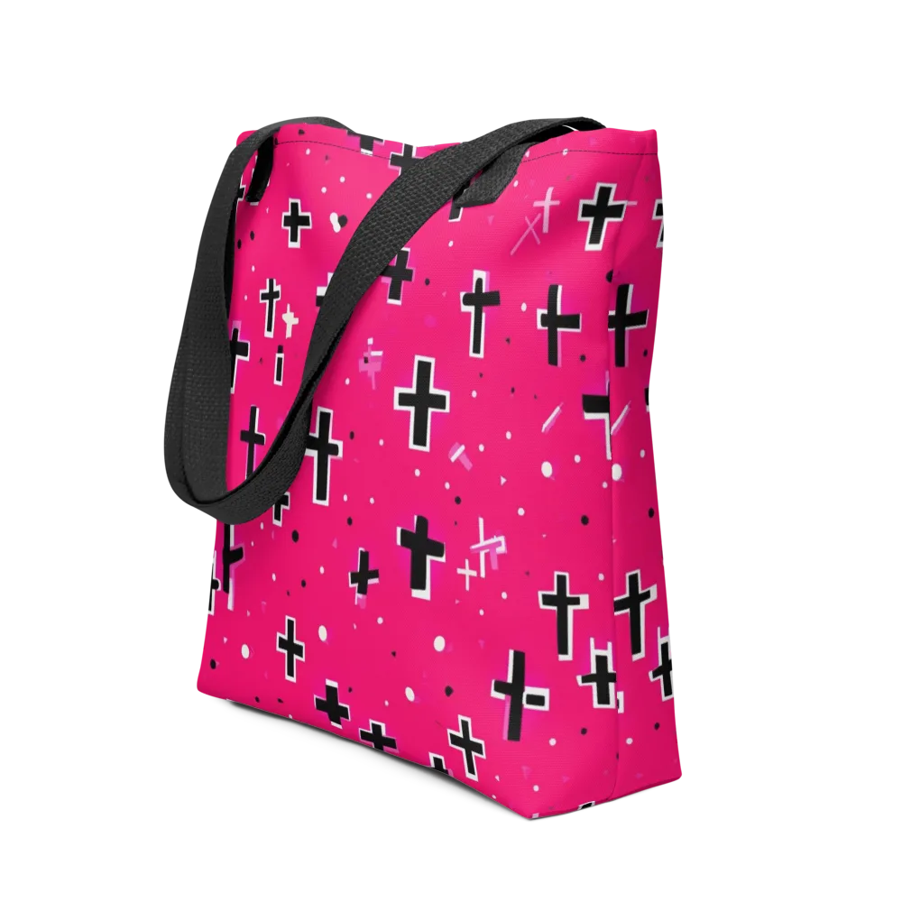 Hot Pink Revival on Tote Bag — Front
