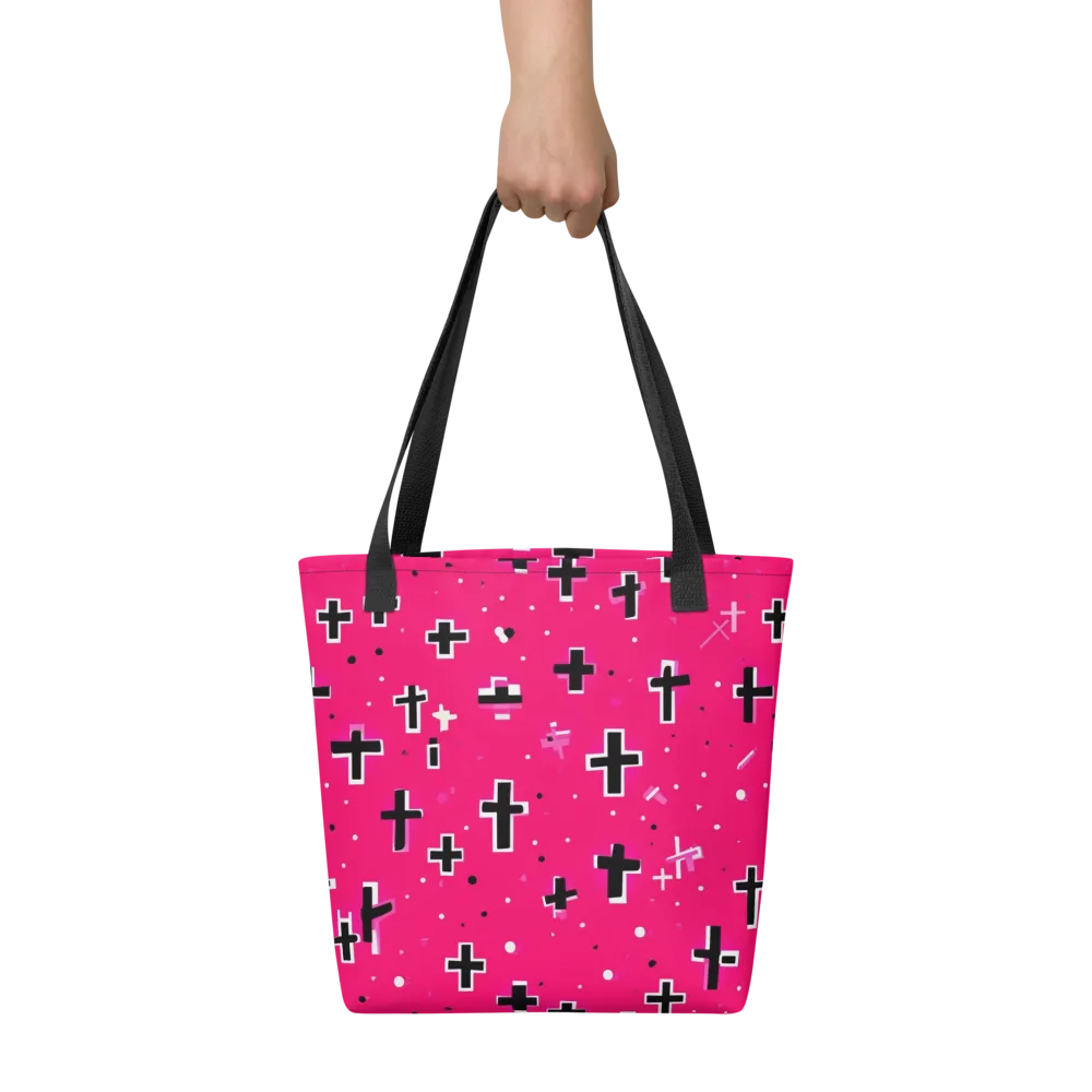 Hot Pink Revival on Tote Bag — Front