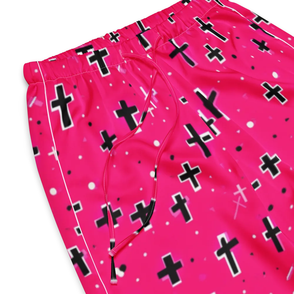 Hot Pink Revival on Women's Pajama Pants — Product details