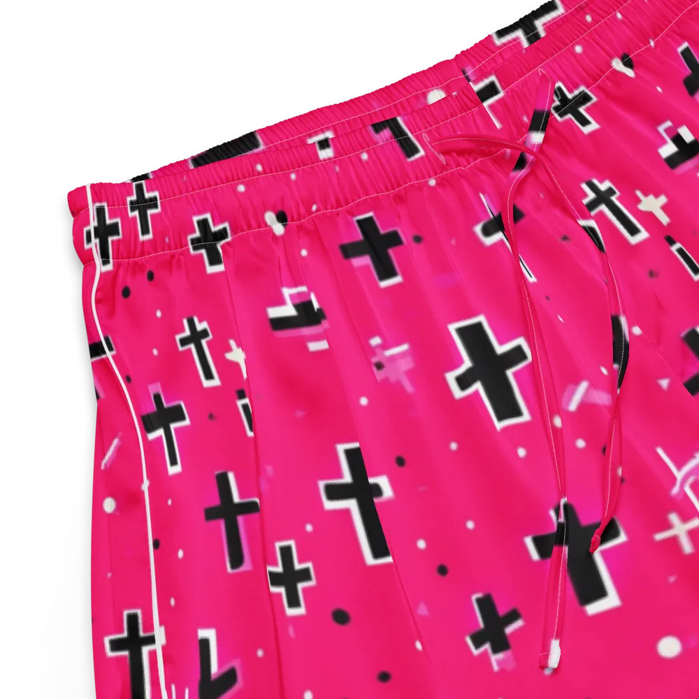 Hot Pink Revival on Women's Pajama Shorts — Product details