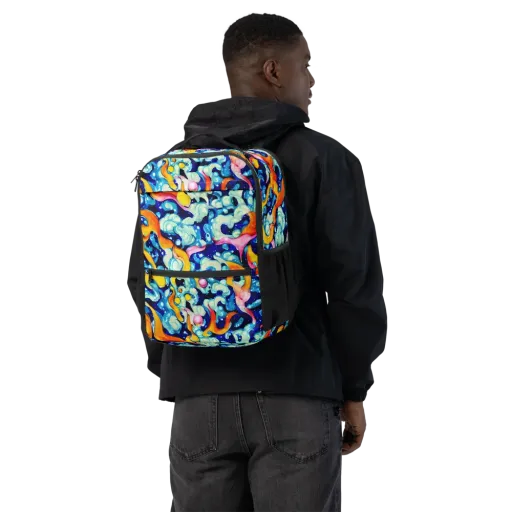 Saturated Splash on a Utility Backpack