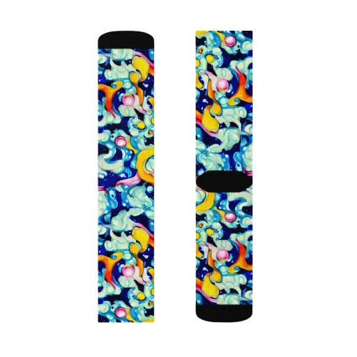 Saturated Splash on a Socks