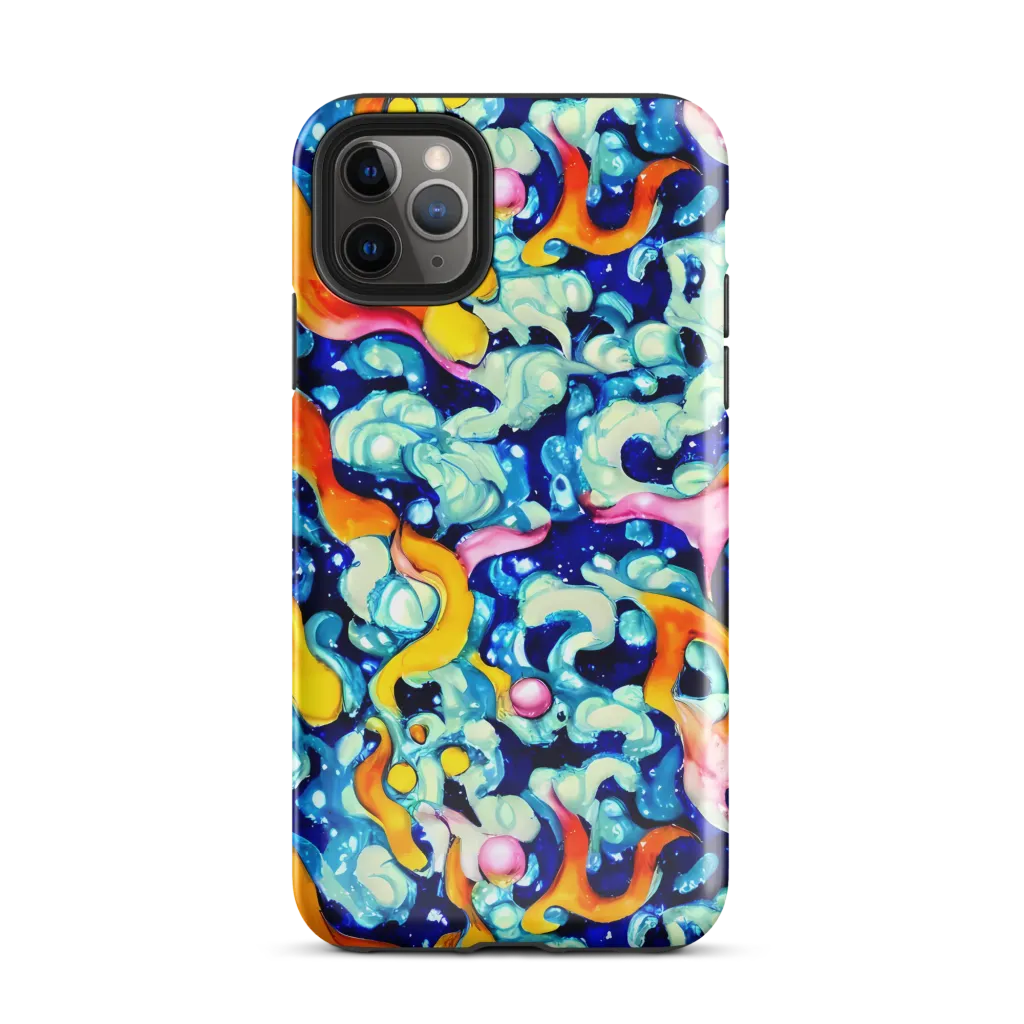 Saturated Splash on Tough Case for iPhone® — Front