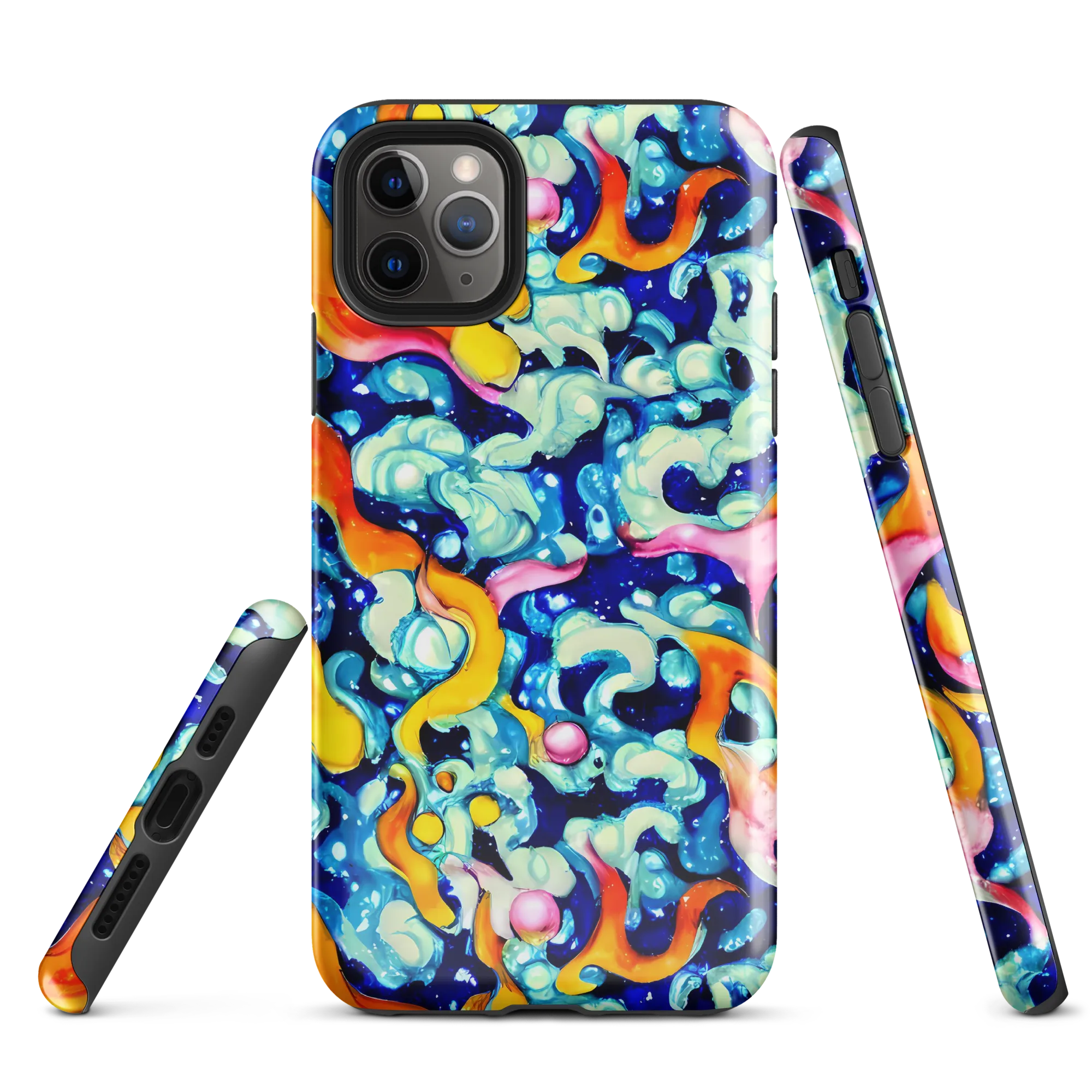Saturated Splash on Tough Case for iPhone® — Front