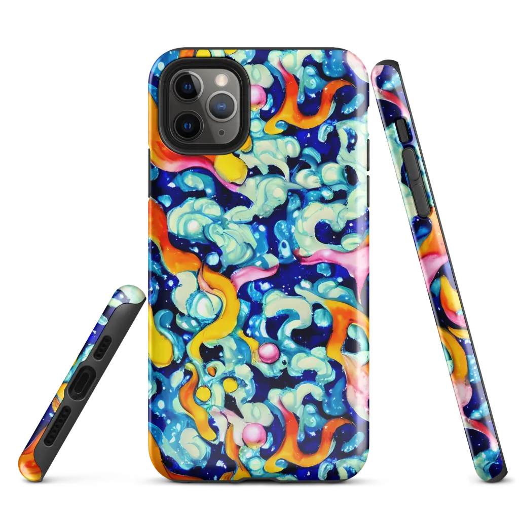 Saturated Splash on Tough Case for iPhone® — Front