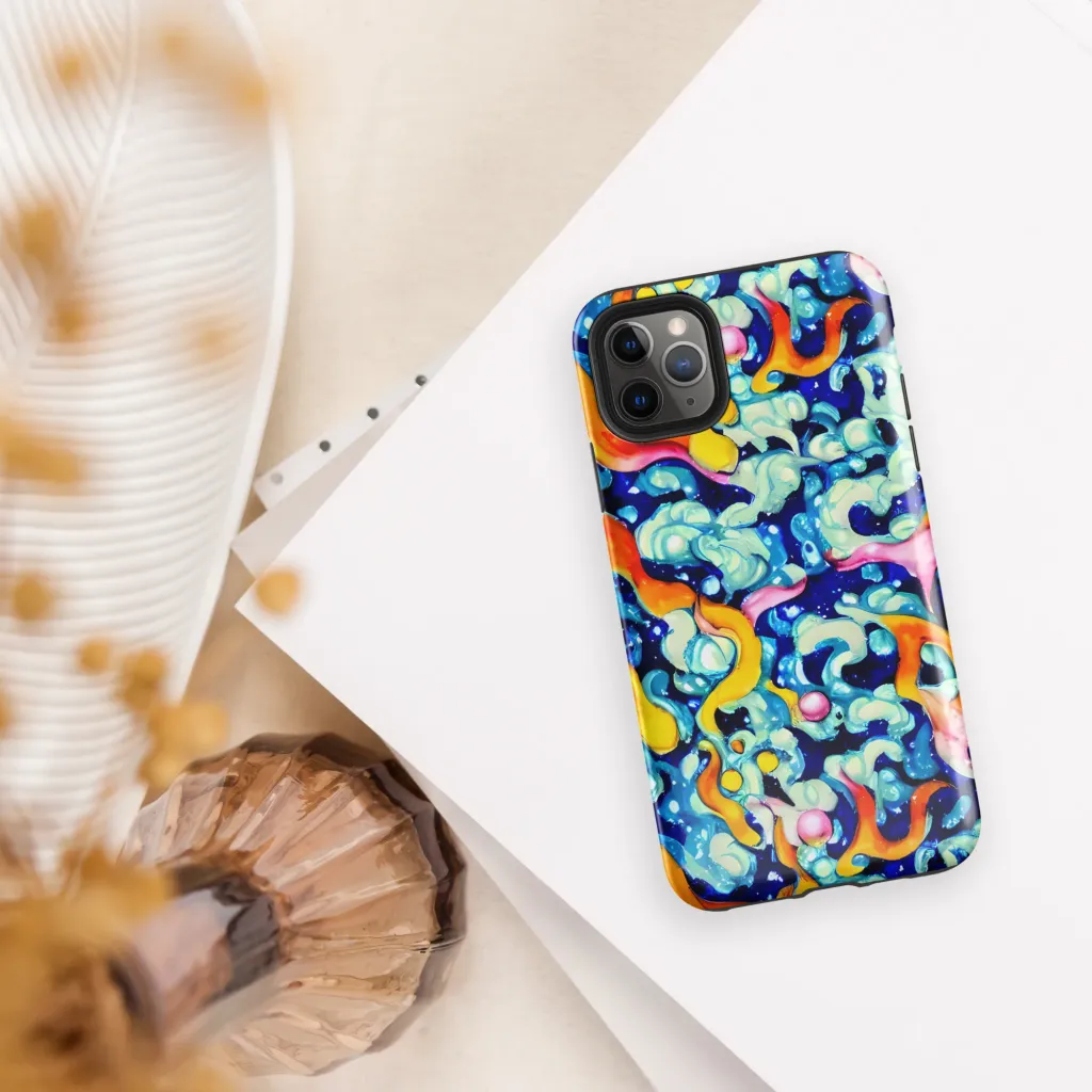 Saturated Splash on Tough Case for iPhone® — Front