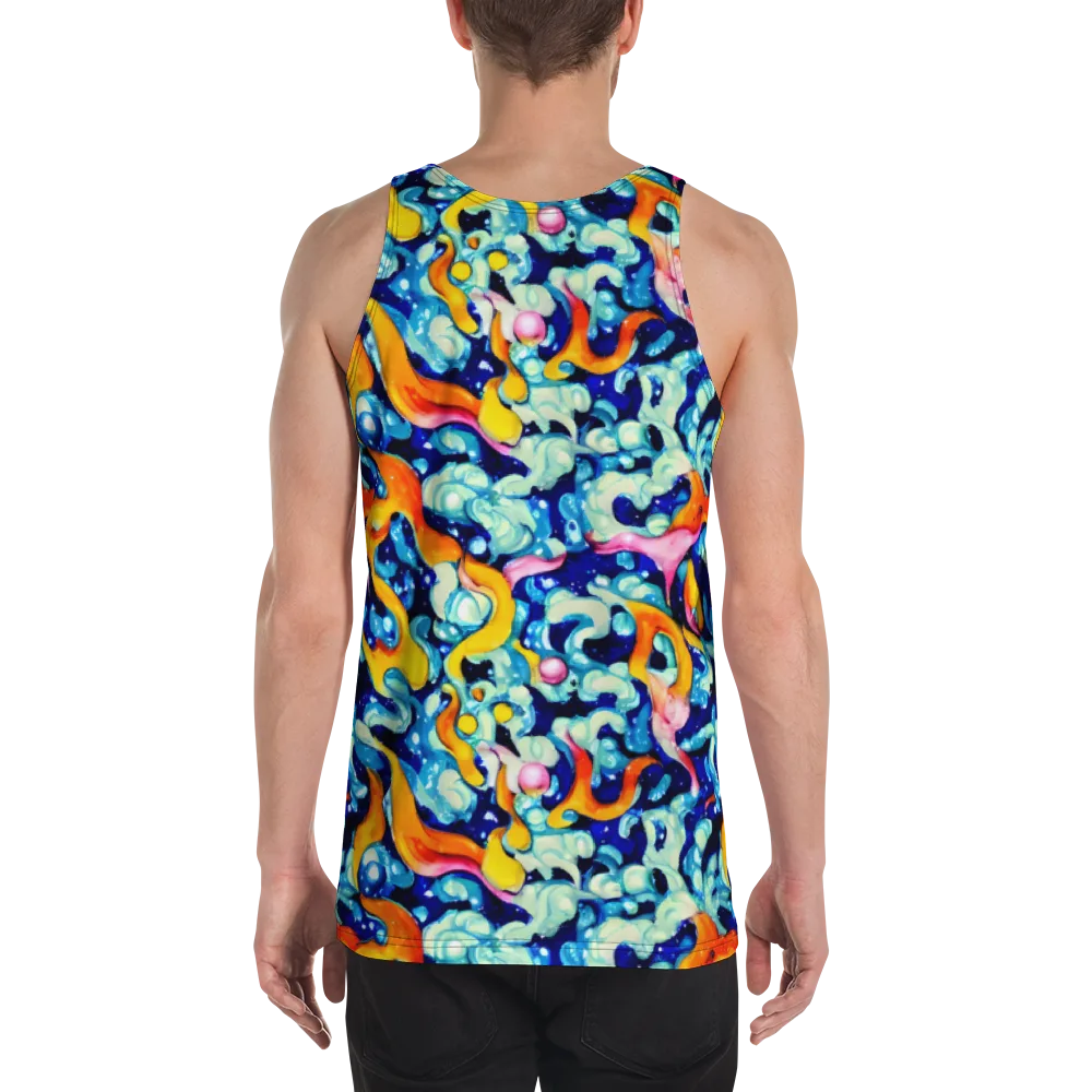 Saturated Splash on Men's Tank Top — Back