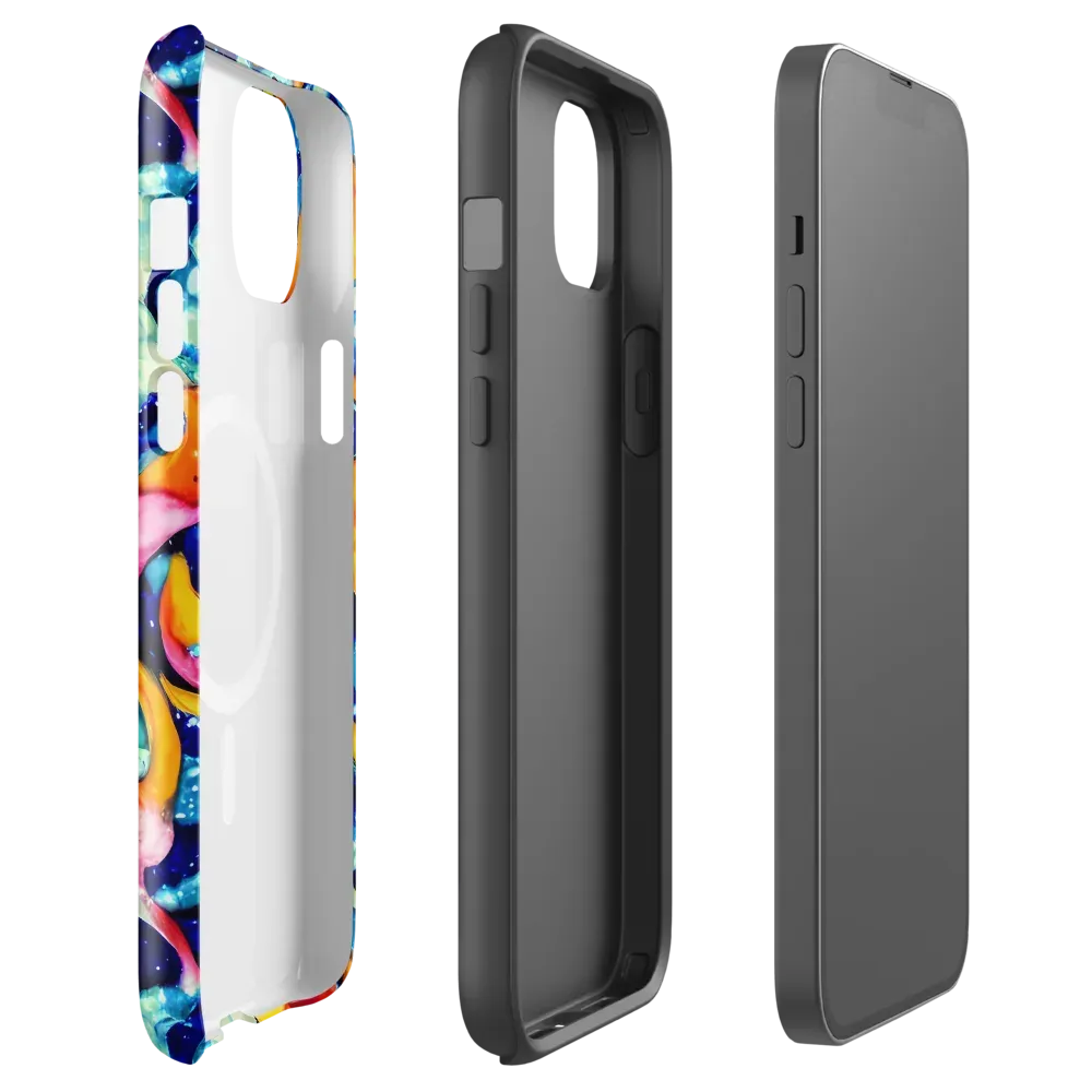 Saturated Splash on MagSafe Tough Case for iPhone® — Front
