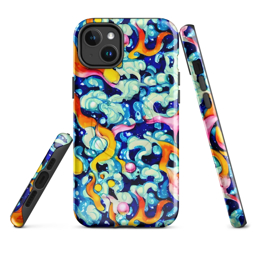 Saturated Splash on MagSafe Tough Case for iPhone® — Front